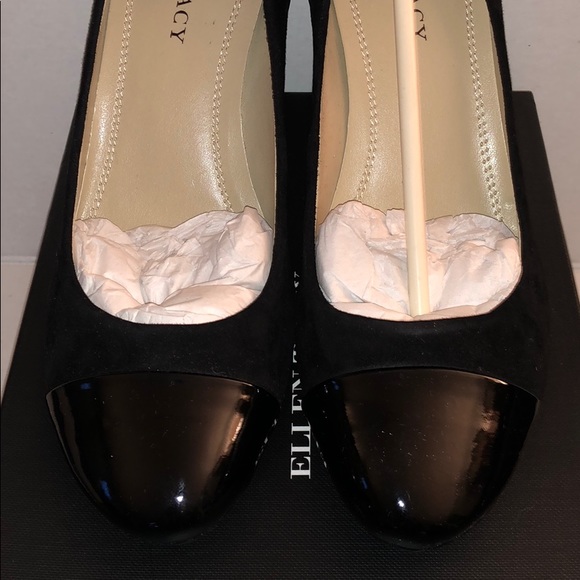 NWT Ellen Tracy Black Amber Heels, Size 8 - Picture 4 of 7